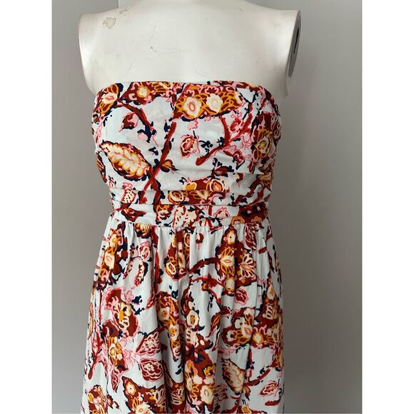 NWT A.L.C Tate Strapless A-line Maxi Dress Multicolor Size 0 $495 - Picture 8 of 14